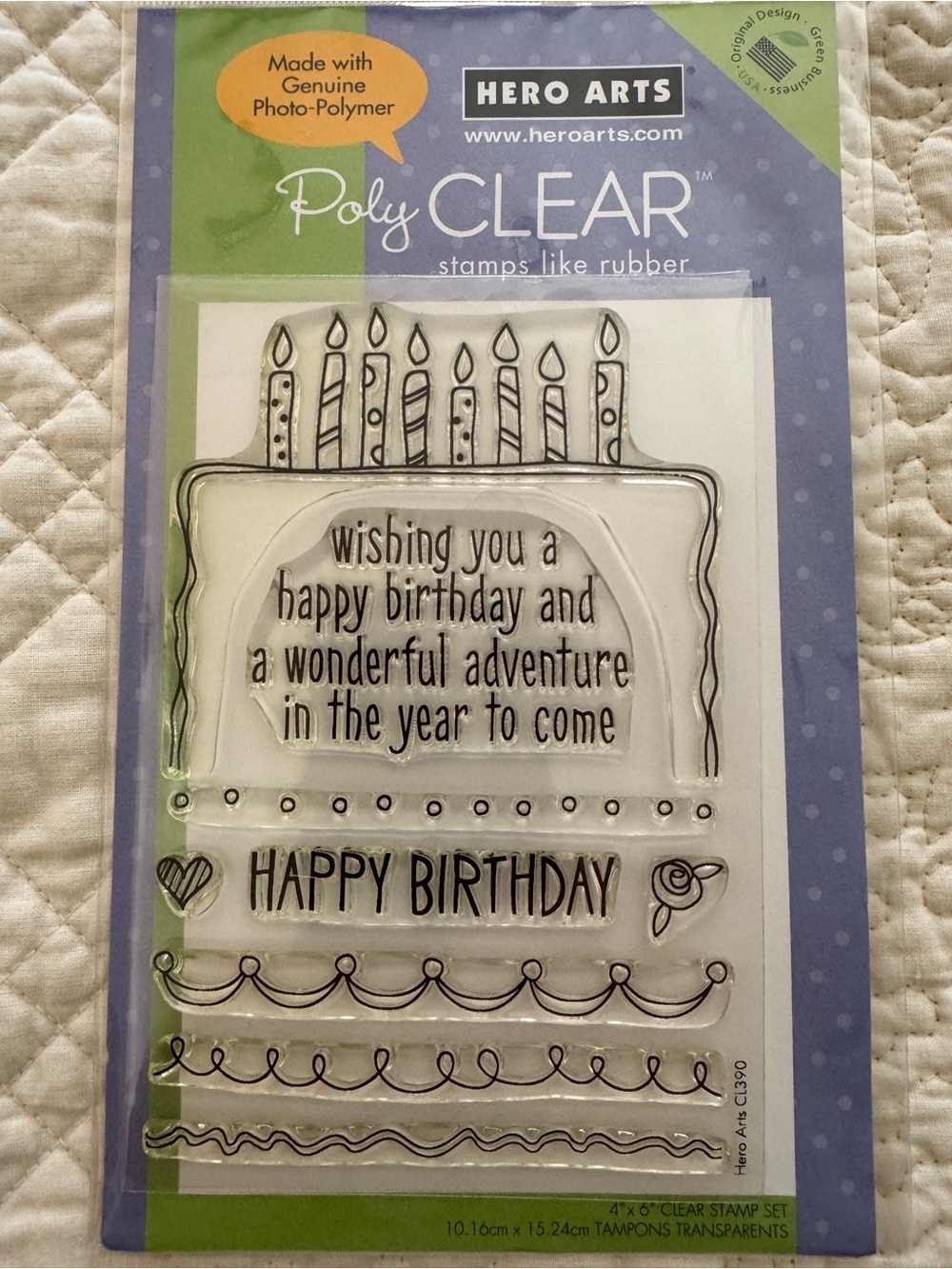 Three Happy Birthday Themed Stamp Sets - Picture 3 of 5
